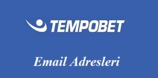Tempobet Email Adresleri