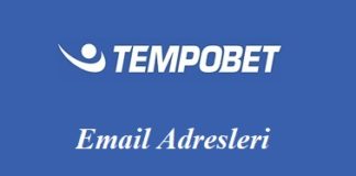 Tempobet Email Adresleri
