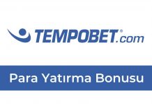 Tempobet Para Yatırma Bonusu